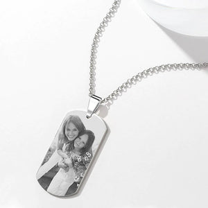 FotoPRO - Collar o Llavero Personalizado con Foto (Carta Especial Mamá)