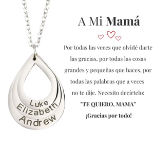 Copia de Collar Personalizado LOVE™ (con Carta Especial Mamá)