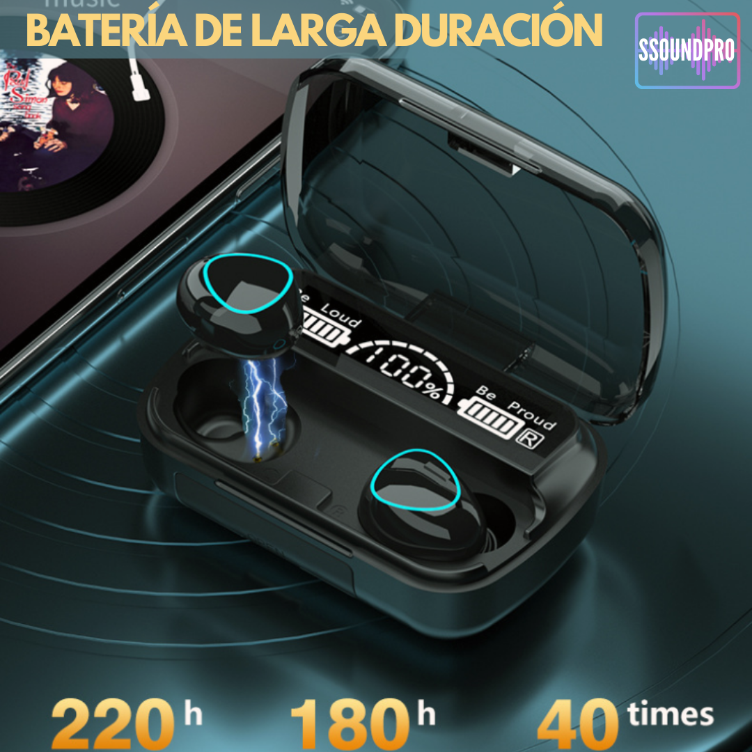 SUPER SOUND PRO - Auriculares Immersive super ligeros