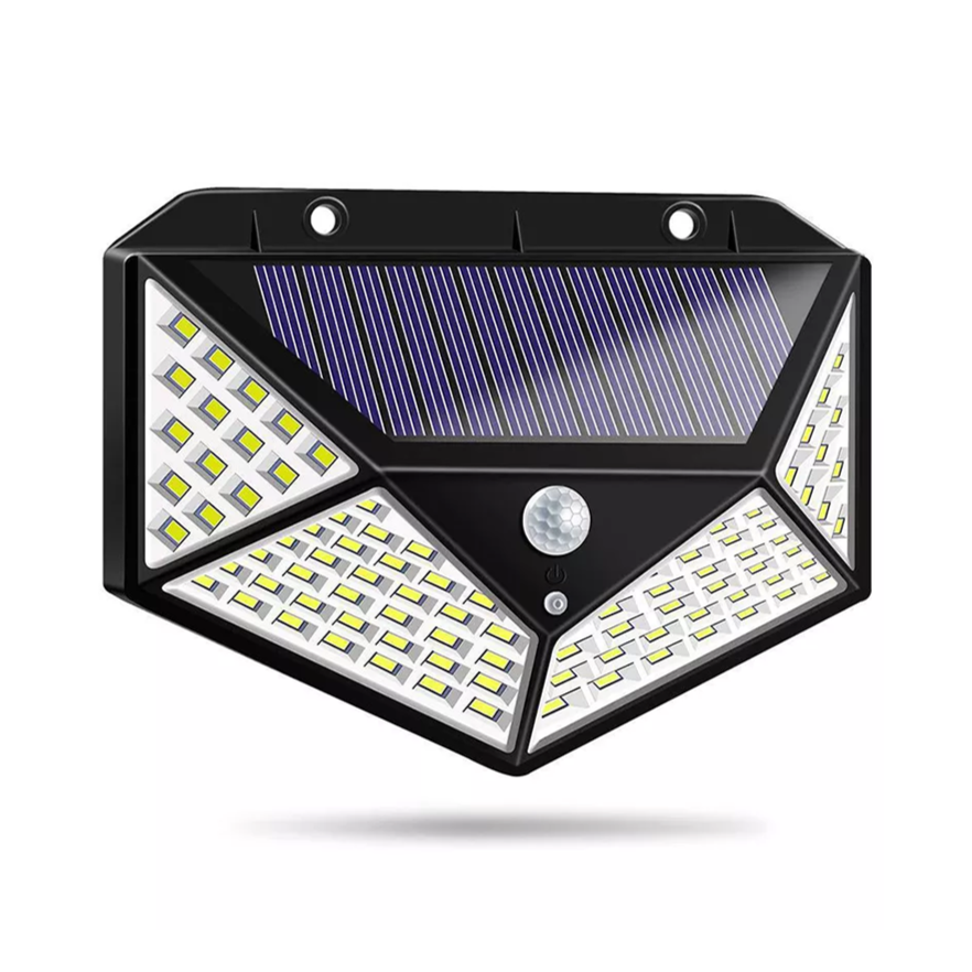 MAXX LIGHT - Foco solar 100 leds con sensor de movimiento