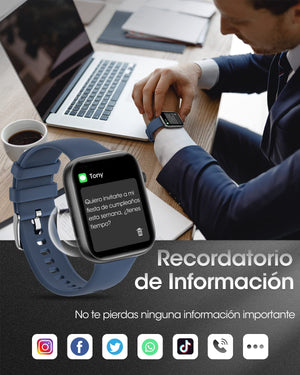 SmartWatch T500 PRO®️ - Reloj inteligente con múltiples funcionalidades