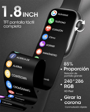 SmartWatch T500 PRO®️ - Reloj inteligente con múltiples funcionalidades