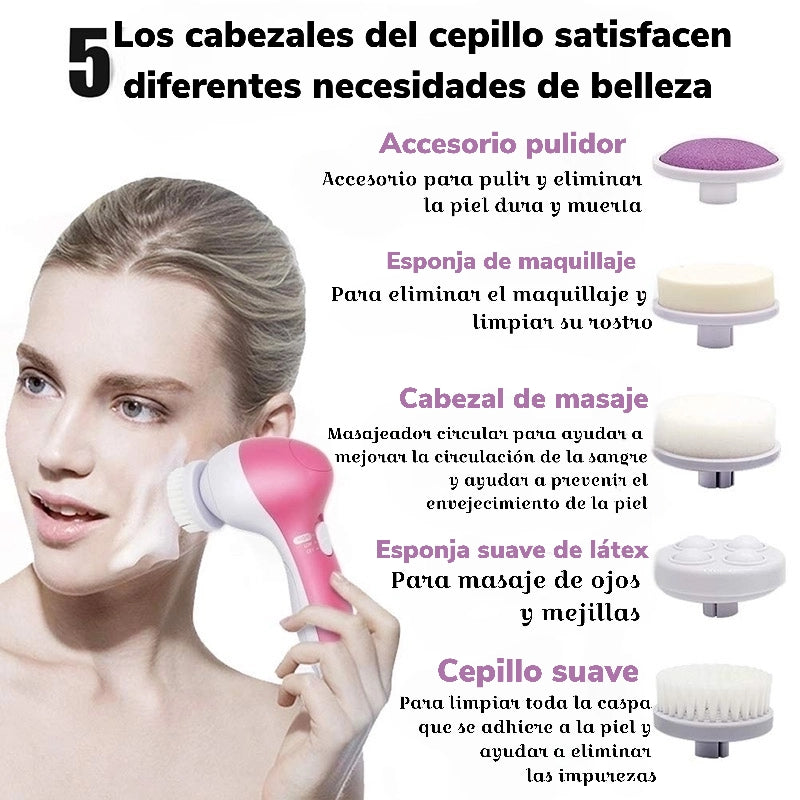 CLEAR SKIN PRO - Cepillo Facial Pro 5 en 1