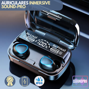 SUPER SOUND PRO - Auriculares Immersive super ligeros