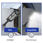 Super Solar Light - Lampara automatica a luz solar con detector de movimiento..