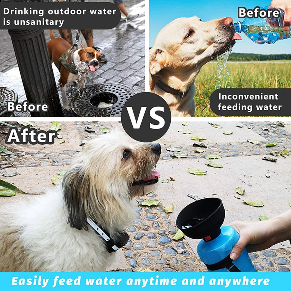 Porta Pet Water - Dispensador portable de agua para mascotas