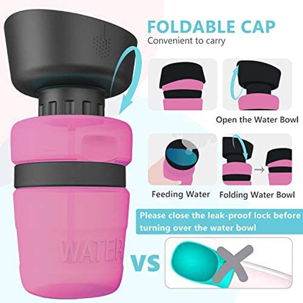 Porta Pet Water - Dispensador portable de agua para mascotas